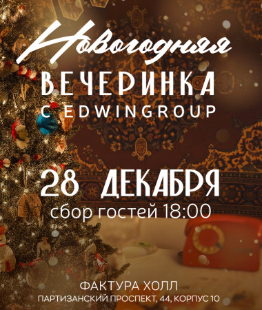 28 ДЕКАБРЯ - Предновогодняя вечеринка